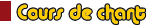 cours de chant